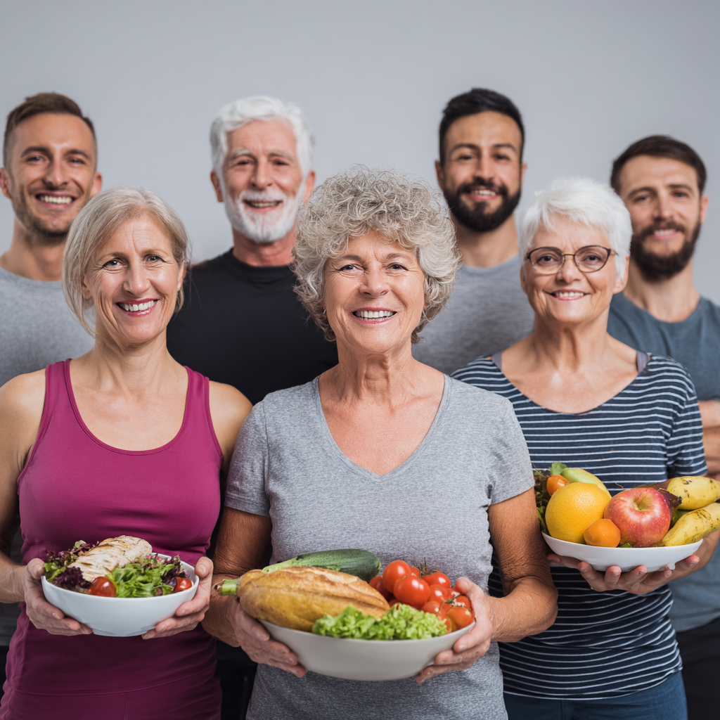 Happy Romanian family preparing healthy meals together in modern kitchen, smiling while cooking nutritious food